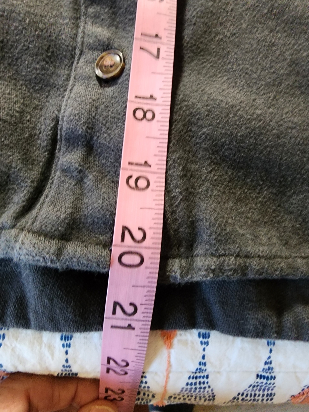 Madewell Sunday Flannel Charcoal Casual Button-Down - Picture 10 of 16